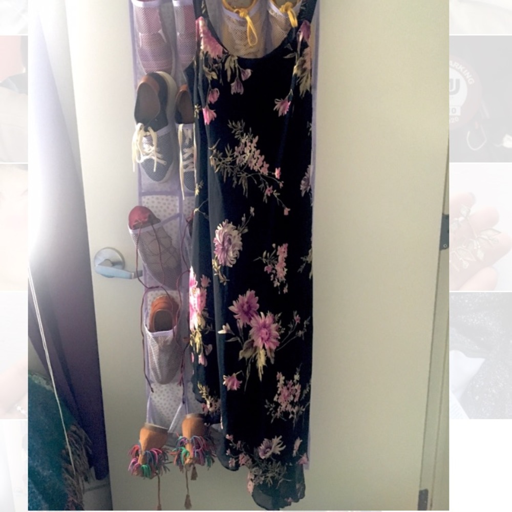 Vintage floral long dress